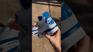 First Look 👀 Jordan 4 Military Blue 🔥 [upl. by Aicile137]