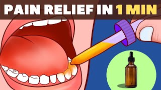 Tooth pain relief in a minute  Best home remedies for toothache [upl. by Gneh]