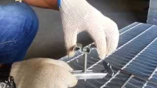 Install TCMY Grating with TGC  01 Grating Clip [upl. by Howenstein]