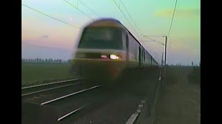 British Rail 1988  ECML at Frinkley Lane foot crossing Lincolnshire [upl. by Anahir]