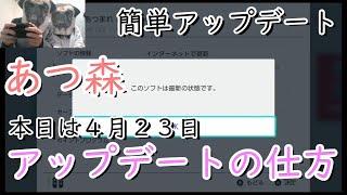 【あつ森】無料アップデートの仕方《あつまれどうぶつの森》【方法やり方】 [upl. by Attikram912]