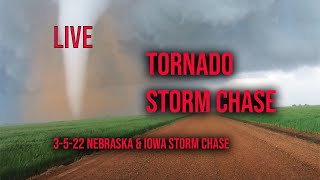 LIVE Intercept of Winterset Iowa Tornado [upl. by Jaala]