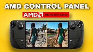 Get AMD Control Center on Steam Deck Windows 10 11  GAME CHANGER [upl. by Novoj490]