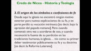 El Credo Niceno Historia y Teologia [upl. by Lrigybab]