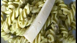 Fusilli con salsa de poblano Recetas de LuzMa [upl. by Niletak]