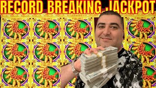 BIGGEST JACKPTO Ever On LION LINK Slot  Winning BIG MONEY At Casino LIVE [upl. by Onfroi]