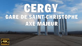 4K 🇫🇷 Cergy FRANCE  Walking in quotCergy SaintChristophequot [upl. by Diamante]