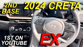 2024 CRETA 2ND BASE MODEL EX  NEW CRETA FACELIFT 2024 BASE MODEL  CRETA FACELIFT 2ND BASE VARIANT [upl. by Adlesirhc]