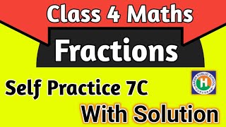 Class 4 Maths Ch 7 Fractions Self Practice 7C Maths Class 4 by New learning Composite Mathematics [upl. by Ready]