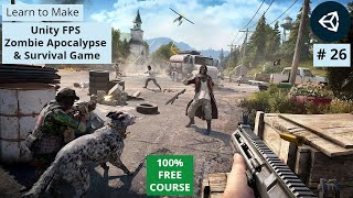 Unity Waypoint Zombie AI  Unity 3d Sniper Game  FPS Zombie Apocalypse Survival Game Development [upl. by Andrei]