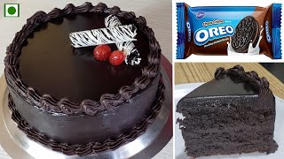 बिना अंडा बिना ओवन चॉकलेट ट्रफल केक  Easy Oreo Chocolate Truffle Cake Recipe  Eggless chocolate ca [upl. by Mclaughlin]