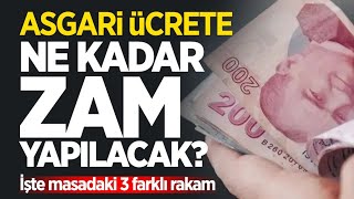 Asgari ücret zammı için masadaki 3 rakam [upl. by Alliehs]