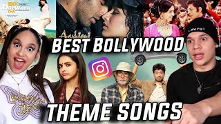 Waleska amp Efra react to Bollywood Movie theme songs that are incredibly beautiful [upl. by Lunna]