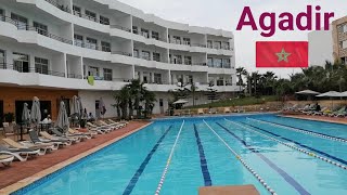 Agadir Morocco  Hotel Tour  First day in Agadir  Morocco Vlog [upl. by Levinson]