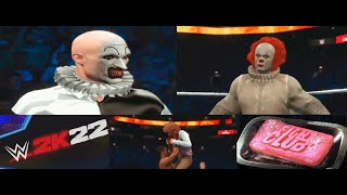 WWE 2k22 Community Fight Club Episode 1 Pennywise John Wick Willy Wonka amp More [upl. by Whale]