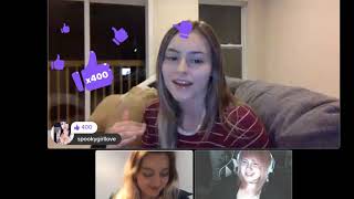 Sarah Younow notsolillioness Livestream with Lane and Amber  August 24th 2019 [upl. by Mozes]