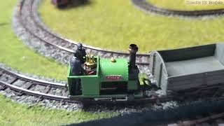 Tiny OO9 Bagnall Quarry Contractors Narrow Gauge Locomotive [upl. by Zipporah]