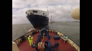 2 bugseringer i Esbjerg Med Svitzer Valand Timelab [upl. by Sibelle766]