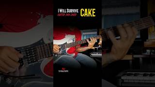 I Will Survive  CAKE  Guitar Solo Cover shorts rock [upl. by Evslin]