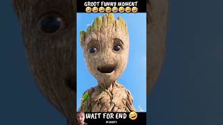 Groot funny moments 🤣shorts mcu trendingshorts subshanshorts [upl. by Akcinat]