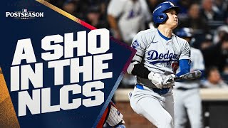 Shohei Ohtani SHOWS OUT in NLCS Game 4 Homer 3 walks and 4 runs scored  大谷翔平ハイライト [upl. by Sherman499]