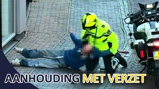 Aanhouding met verzet  Opgevoerde fatbike  GHB  Politie Utrecht [upl. by Odnaloy]