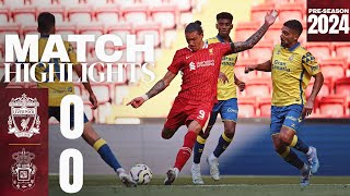 HIGHLIGHTS Liverpool 00 Las Palmas  PreSeason 2024 ends in Anfield draw [upl. by Ahtela]