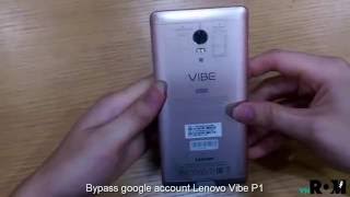 How to Bypass google account Lenovo P1 android 601 by newest method [upl. by Llednohs]