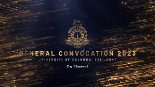 General Convocation 2023  Day 1 Session 3 [upl. by Nooj]