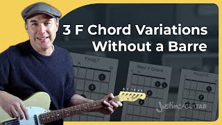 3 F Chord Variations You Need to Know [upl. by Ahsytal]