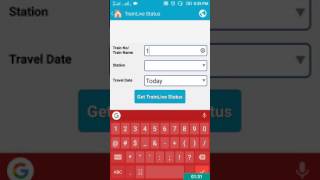 How to know the train live running status using INDIAN RAIL INFO app [upl. by Tayler]
