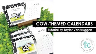 Punny Cowthemed Calendars  Taylored Expressions [upl. by Harwilll]