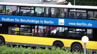 Doppeldeckerbus der BVG Buslinie 176 1080p Full HD [upl. by Adnima]