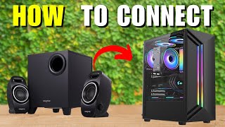 How To Connect Creative Speakers To PC [upl. by Giacinta470]