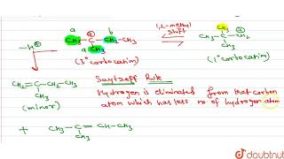 When neopentyl alcohol is treted with H2SO4  a mixture of two alkenes 8515 is formed [upl. by Benoite]