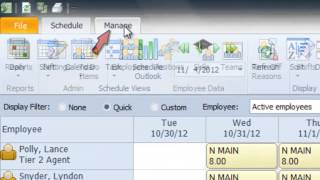 Snap Schedule Employee Scheduling Software Video  User Interface Overview [upl. by Anirhtak]