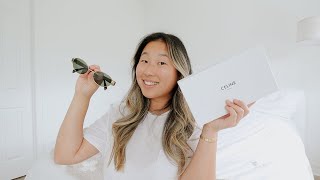 celine sunglasses triomphe unboxing [upl. by Gosney]