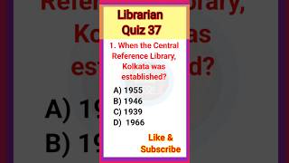 Library and Information Science MCQs for All Exams shorts [upl. by Eycal]