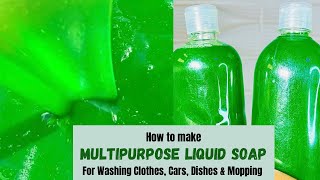 How to Make Liquid Soap  For Home amp Commercial Use [upl. by Glenn607]