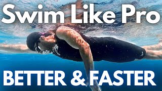 How to Swim Better and Faster Freestyle Swimming Tips For Beginners English Subtitles [upl. by Mcmillan]