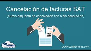 cancelacion de facturas SAT [upl. by Enilegnave]