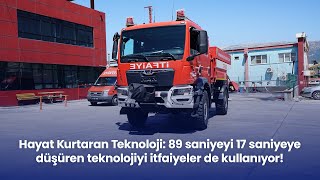 Hayat Kurtaran Teknoloji 89 saniyeyi 17 saniyeye düşüren teknolojiyi itfaiyeler de kullanıyor [upl. by Ydal]