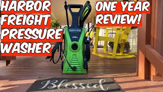 Cheap Harbor Freight Portland Pressure Washer 1 Year Review [upl. by Doralia]