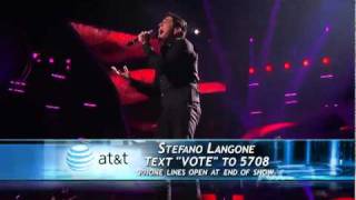 Stefano Langone  When a Man Loves a Woman  American Idol Top 9  040611 [upl. by Mitzi]