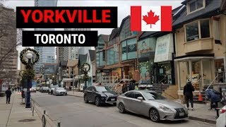 Exploring Yorkville Toronto  Torontos Neighborhoods 🇨🇦 [upl. by Asilanna625]