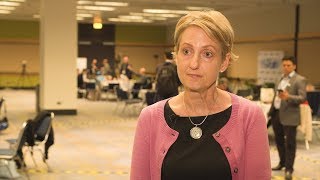 Laurie Sehn  ASCO 18  Polatuzumab vedotin bendamustine and rituximab combination for RR DLBCL [upl. by Eillehs617]