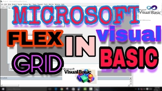 Create MS flex grid in microsoft visual basic with example  visula basic tutorial [upl. by Aihsakal343]