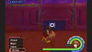 Kingdom Hearts PS2 Sephiroth Boss Battle [upl. by Ffoeg]