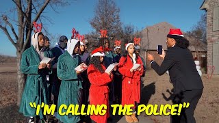 Singing Ghetto Christmas Carols Prank 2 [upl. by Diogenes813]