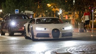 Bugatti Chiron Driving Sounds and Fast Accelerations [upl. by Jordana]